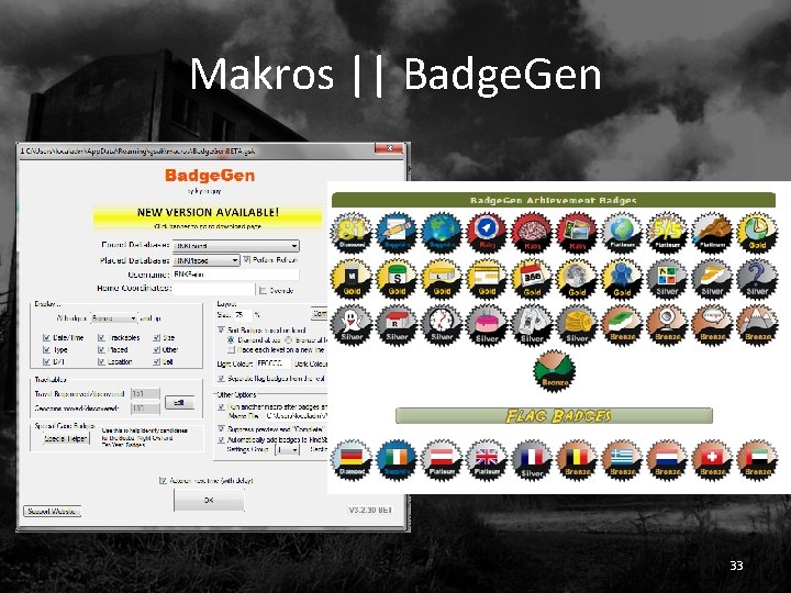 Makros || Badge. Gen 33 