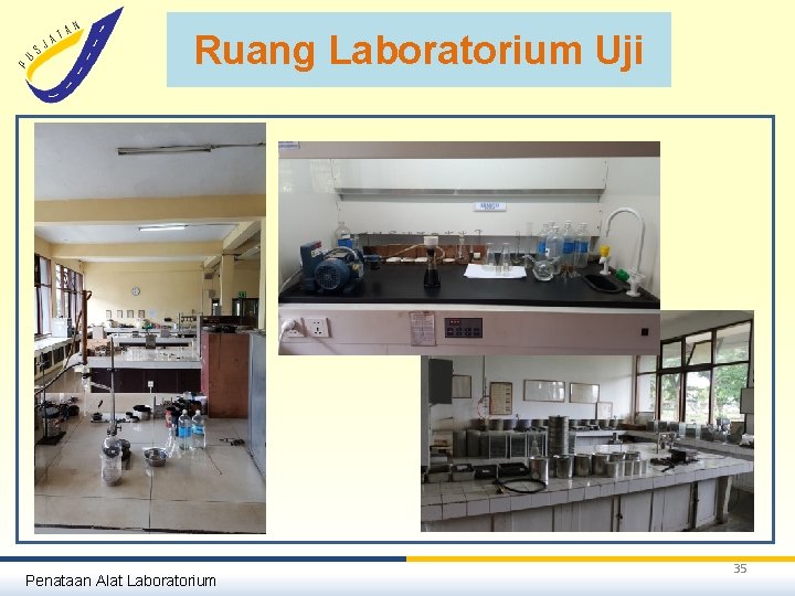 Ruang Laboratorium Uji Penataan Alat Laboratorium 35 