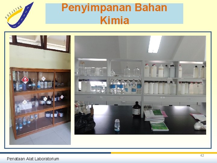 Penyimpanan Bahan Kimia Penataan Alat Laboratorium 42 