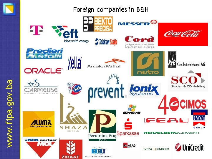 www. fipa. gov. ba Foreign companies in B&H 