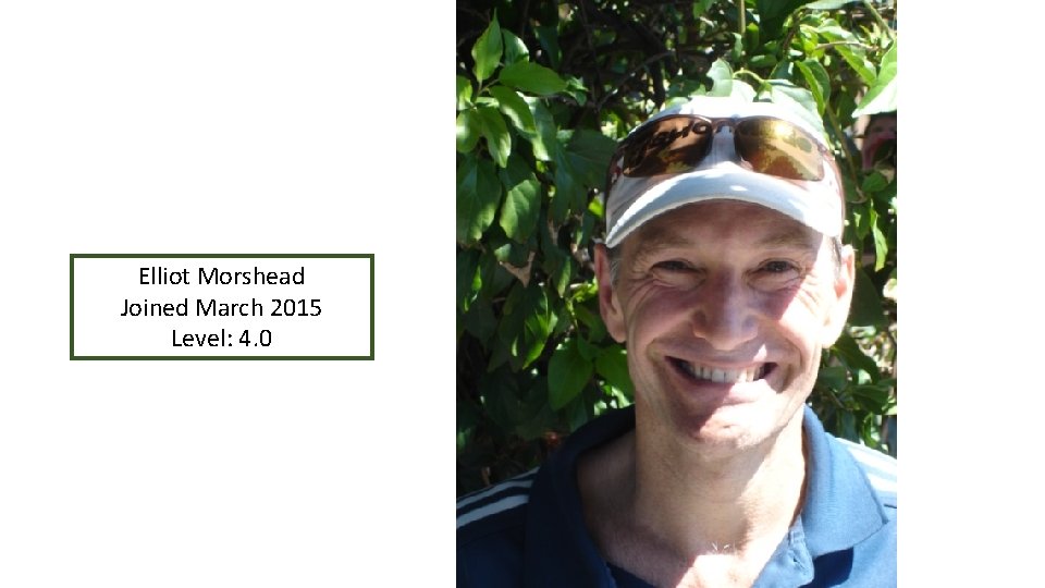 Elliot Morshead Joined March 2015 Level: 4. 0 