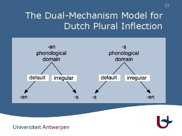 33 The Dual-Mechanism Model for Dutch Plural Inflection 