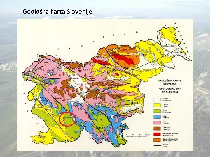 Geološka karta Slovenije 