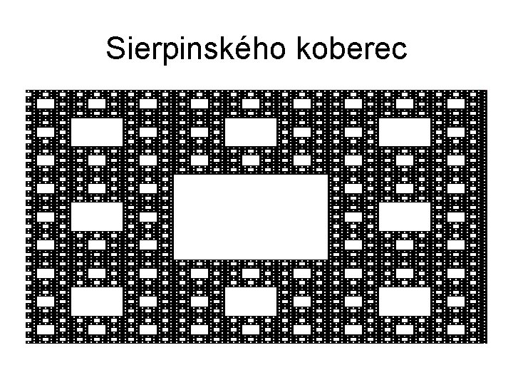Sierpinského koberec 