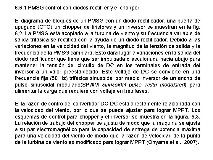 6. 6. 1 PMSG control con diodos rectifi er y el chopper El diagrama