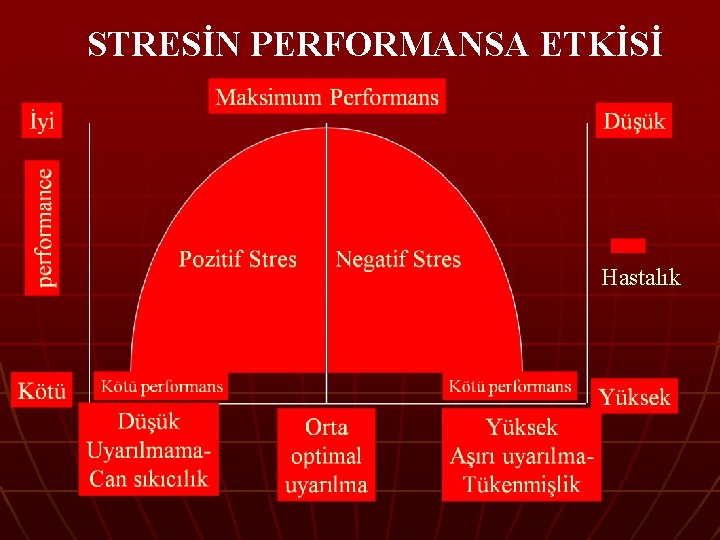 STRESİN PERFORMANSA ETKİSİ Hastalık 