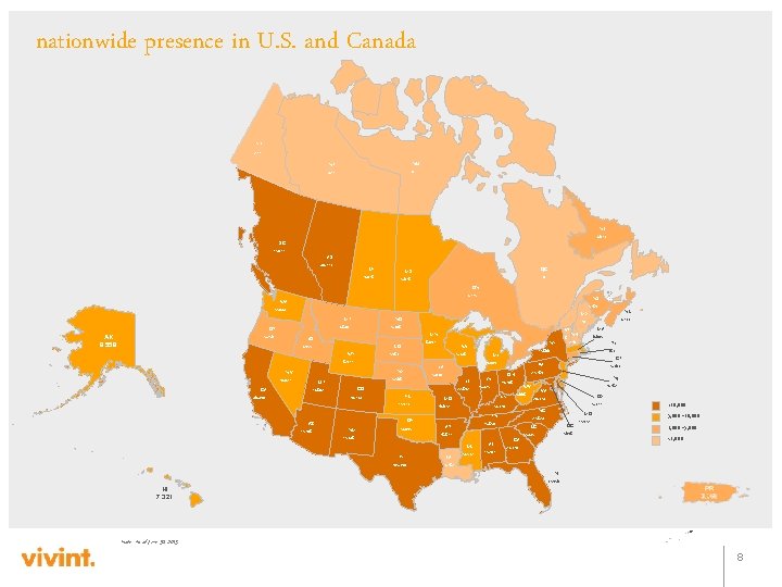 nationwide presence in U. S. and Canada YT 271 NU 0 NT 427 NL