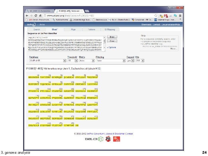 3. genome analysis 24 