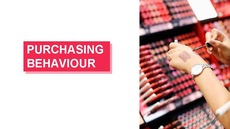 PURCHASING BEHAVIOUR PURCHASING BEHAVIOUR
