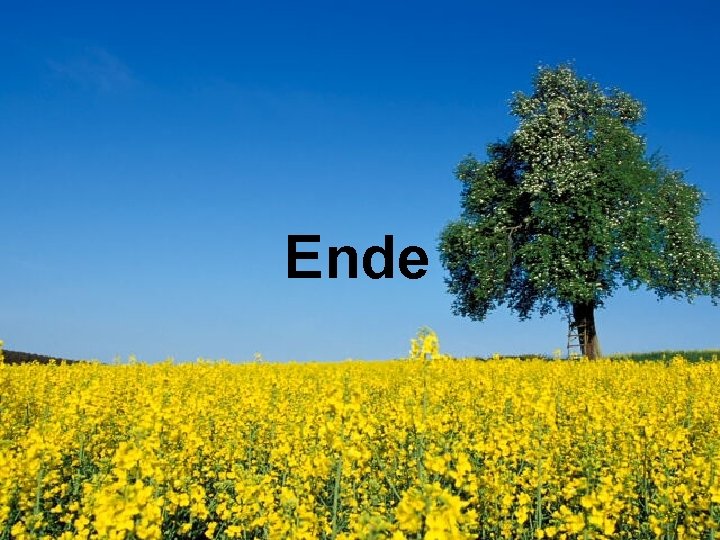 Ende 