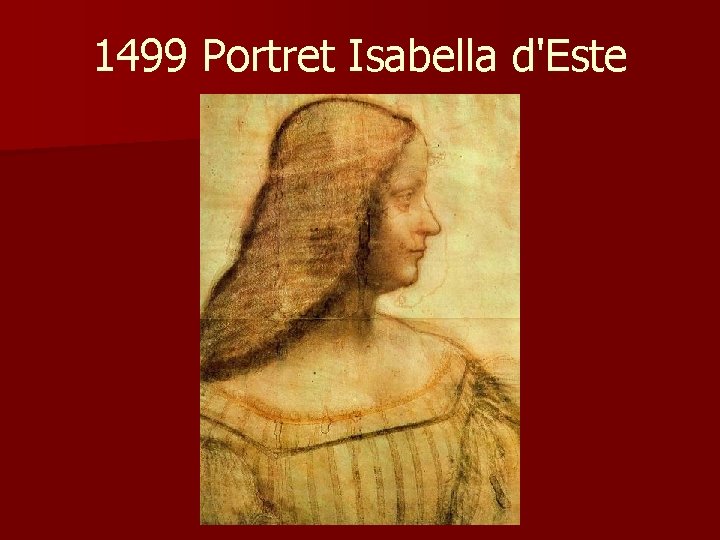 1499 Portret Isabella d'Este 
