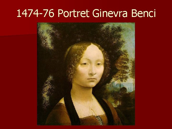 1474 -76 Portret Ginevra Benci 