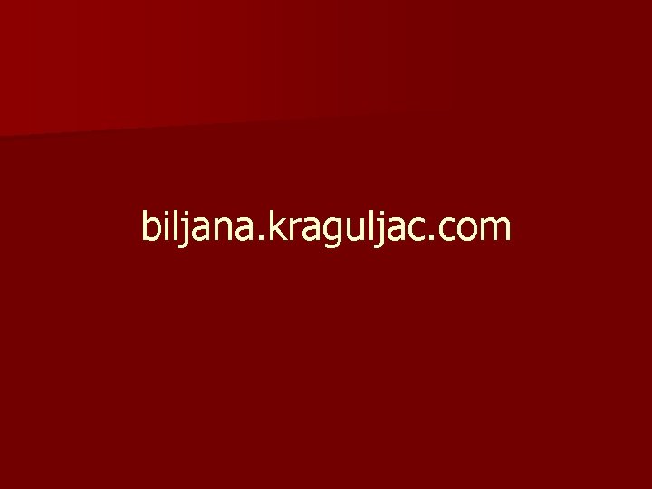 biljana. kraguljac. com 