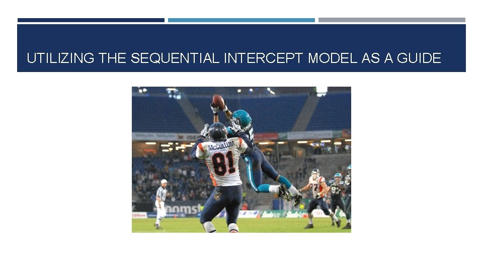 UTILIZING THE SEQUENTIAL INTERCEPT MODEL AS A GUIDE 