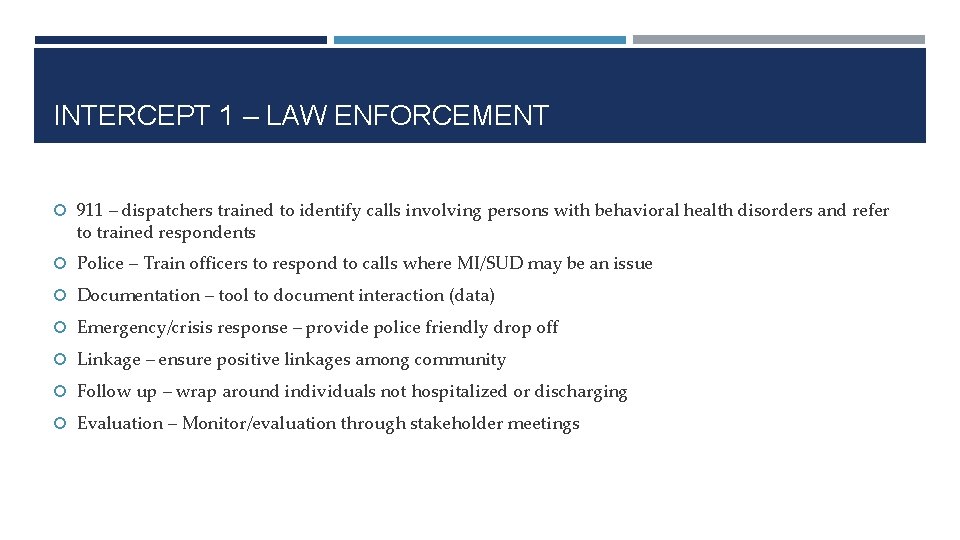 INTERCEPT 1 – LAW ENFORCEMENT 911 – dispatchers trained to identify calls involving persons
