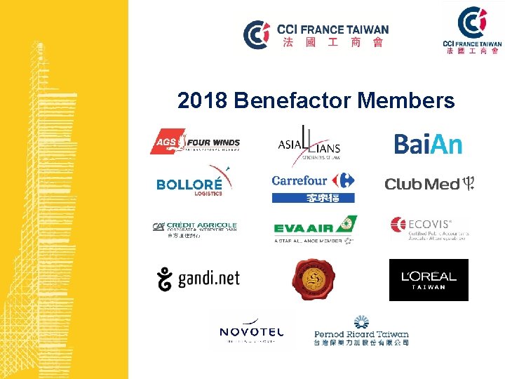 2018 Benefactor Members 