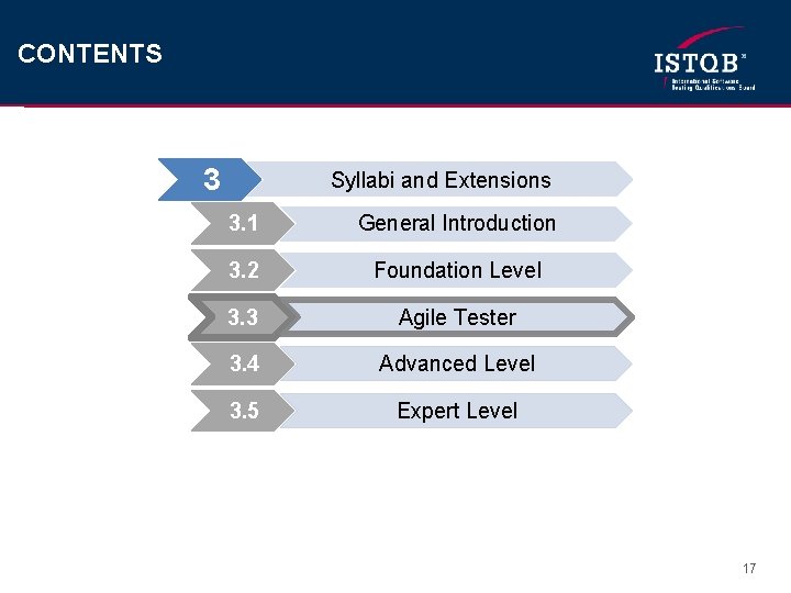 CONTENTS 3 Syllabi and Extensions 3. 1 General Introduction 3. 2 Foundation Level 3.
