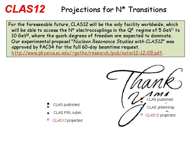 CLAS 12 Projections for N* Transitions For the foreseeable future, CLAS 12 will be