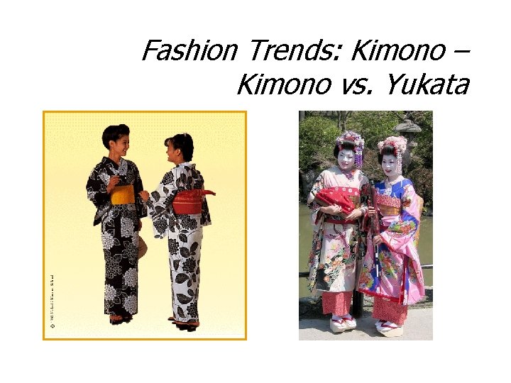 Fashion Trends: Kimono – Kimono vs. Yukata 