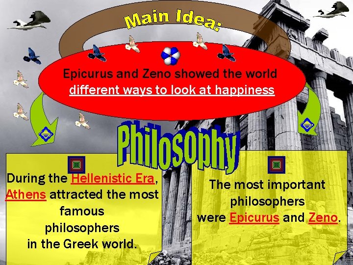 Epicurus and Zeno showed the world different ways to look at happiness During the