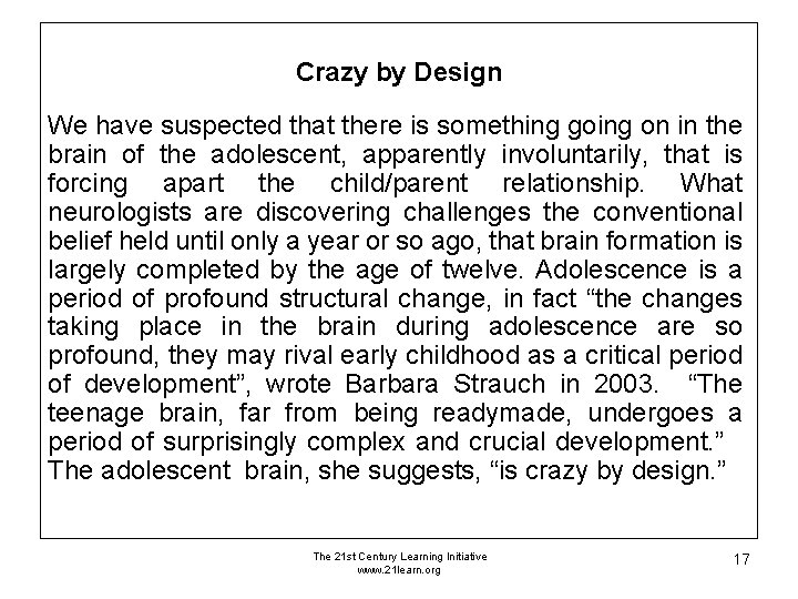 Crazy by Design We have suspected that there is something going on in the Crazy by Design We have suspected that there is something going on in the