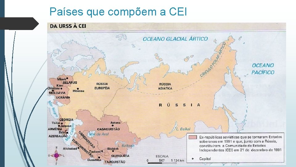 Países que compõem a CEI 