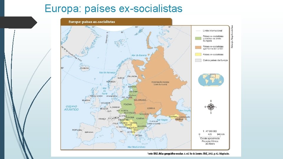 Europa: países ex-socialistas 