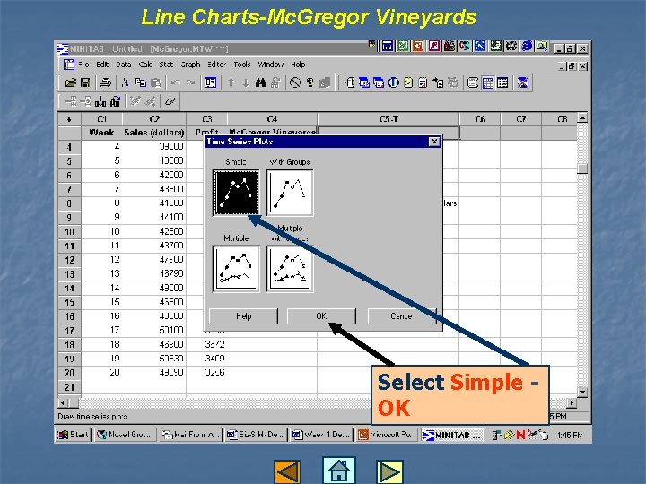 Line Charts-Mc. Gregor Vineyards Select Simple OK 