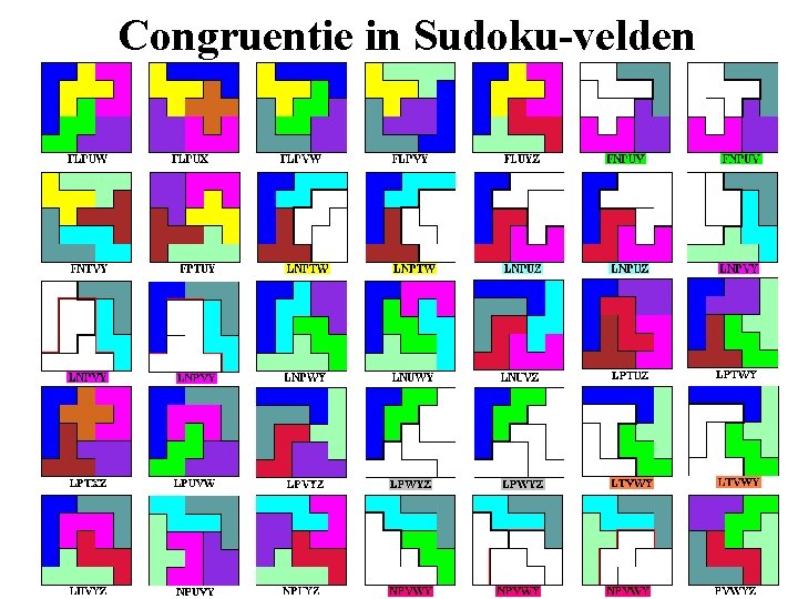 Congruentie in Sudoku-velden 