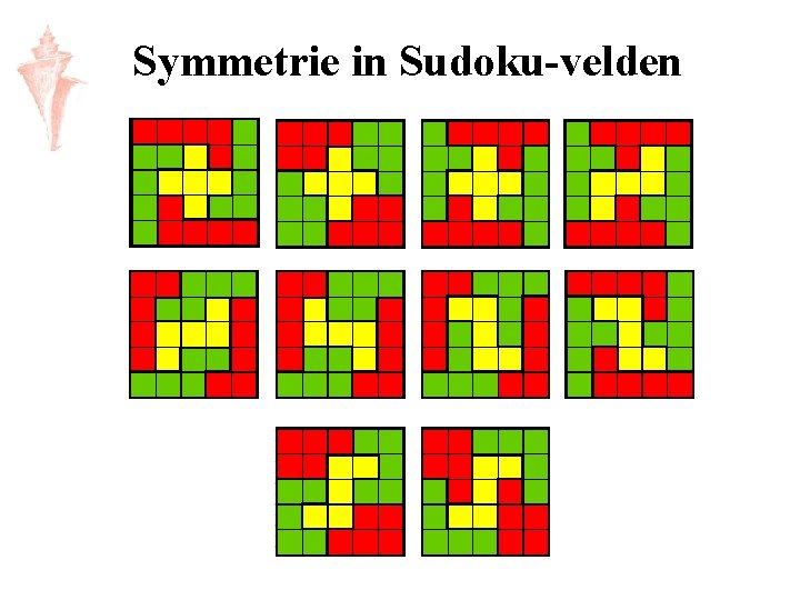 Symmetrie in Sudoku-velden 