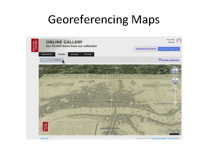Georeferencing Maps 