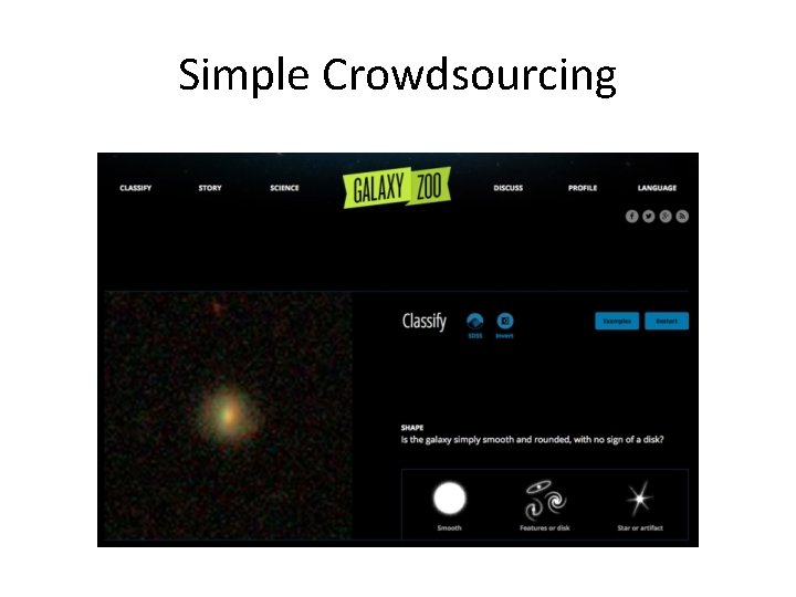 Simple Crowdsourcing 