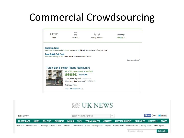 Commercial Crowdsourcing 