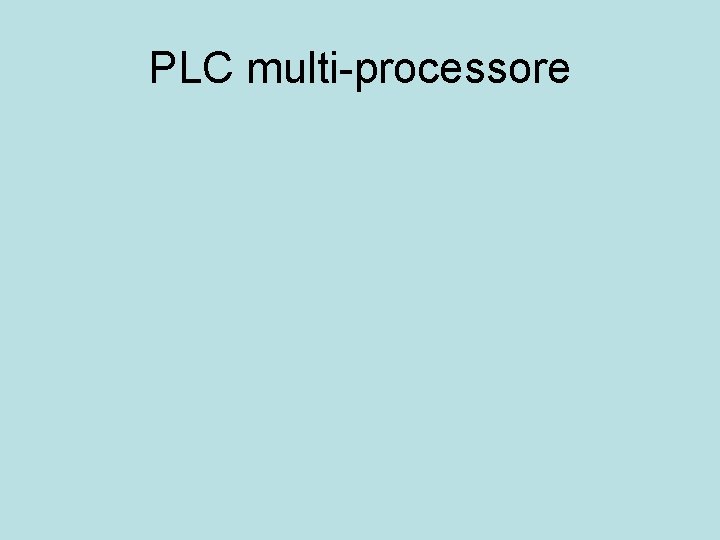 PLC multi-processore 