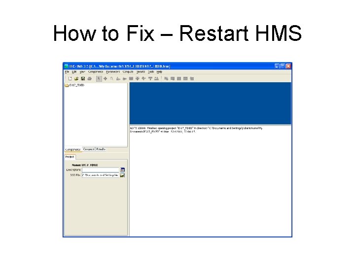 How to Fix – Restart HMS 