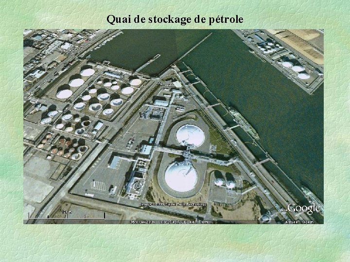 Quai de stockage de pétrole 