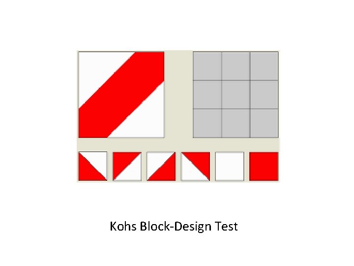 Kohs Block-Design Test 