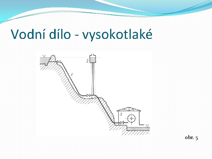 Vodní dílo - vysokotlaké obr. 5 