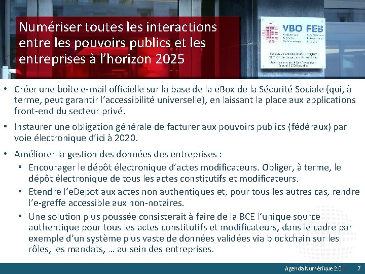 Numériser toutes les interactions entre les pouvoirs publics et les entreprises à l’horizon 2025