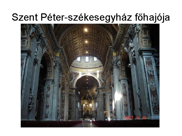 Szent Péter-székesegyház főhajója 