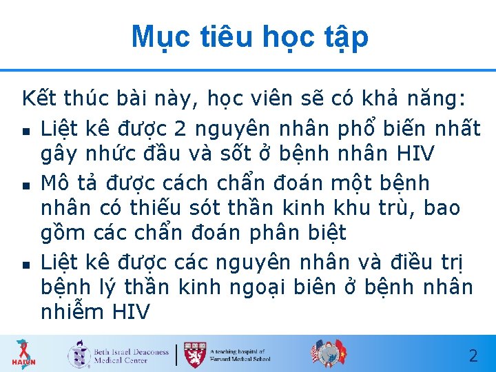 Mục tiêu học tập Kết thúc bài này, học viên sẽ có khả năng: