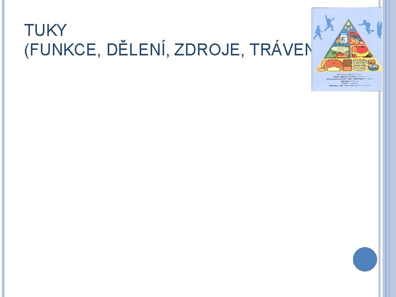 TUKY (FUNKCE, DĚLENÍ, ZDROJE, TRÁVENÍ) 