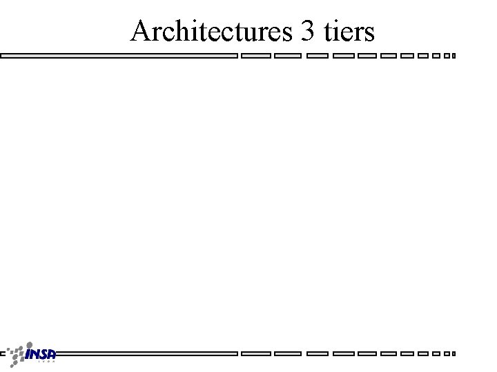 Architectures 3 tiers 