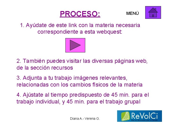 PROCESO: MENÚ 1. Ayúdate de este link con la materia necesaria correspondiente a esta