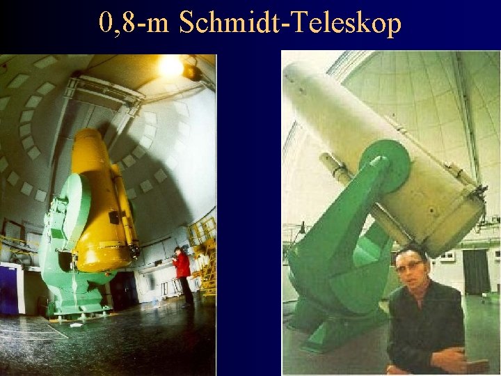 0, 8 -m Schmidt-Teleskop 