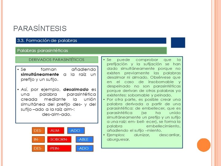PARASÍNTESIS 