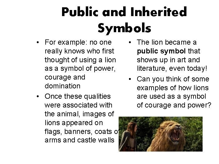 Public and Inherited Symbols • For example: no one really knows who first thought