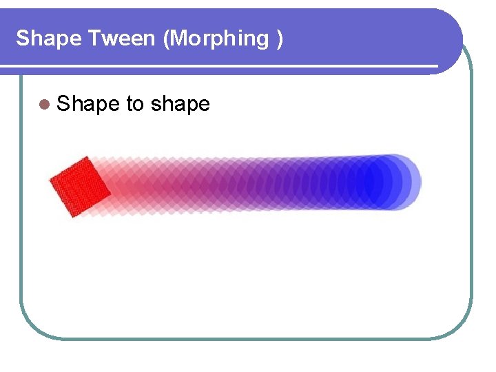 Shape Tween (Morphing ) l Shape to shape 