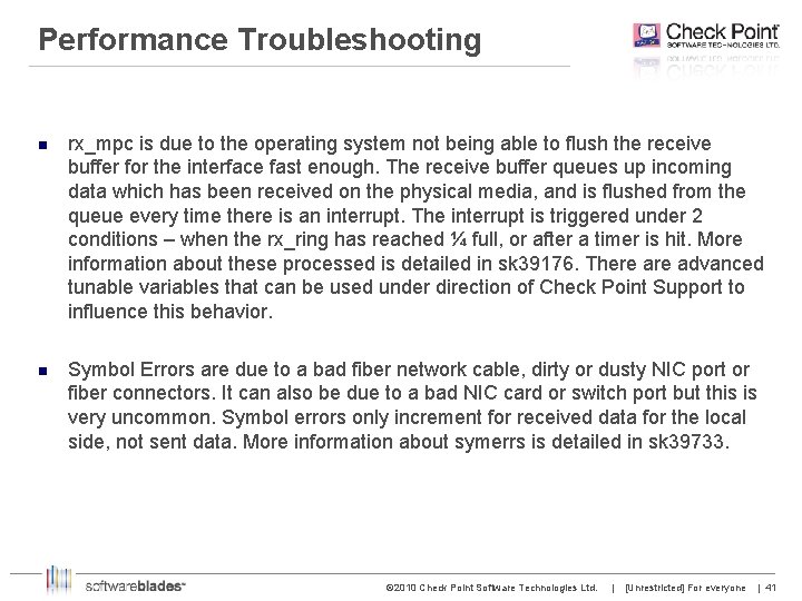 Performance Troubleshooting n rx_mpc is due to the operating system not being able to