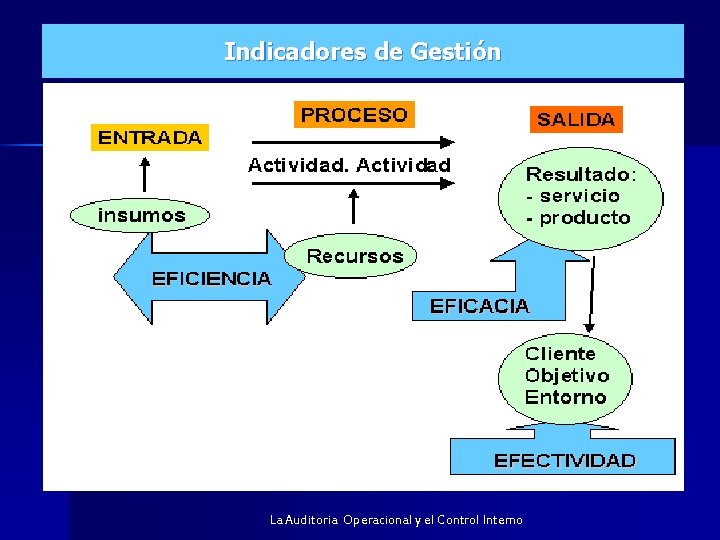 Indicadores de Gestión La Auditoria Operacional y el Control Interno 